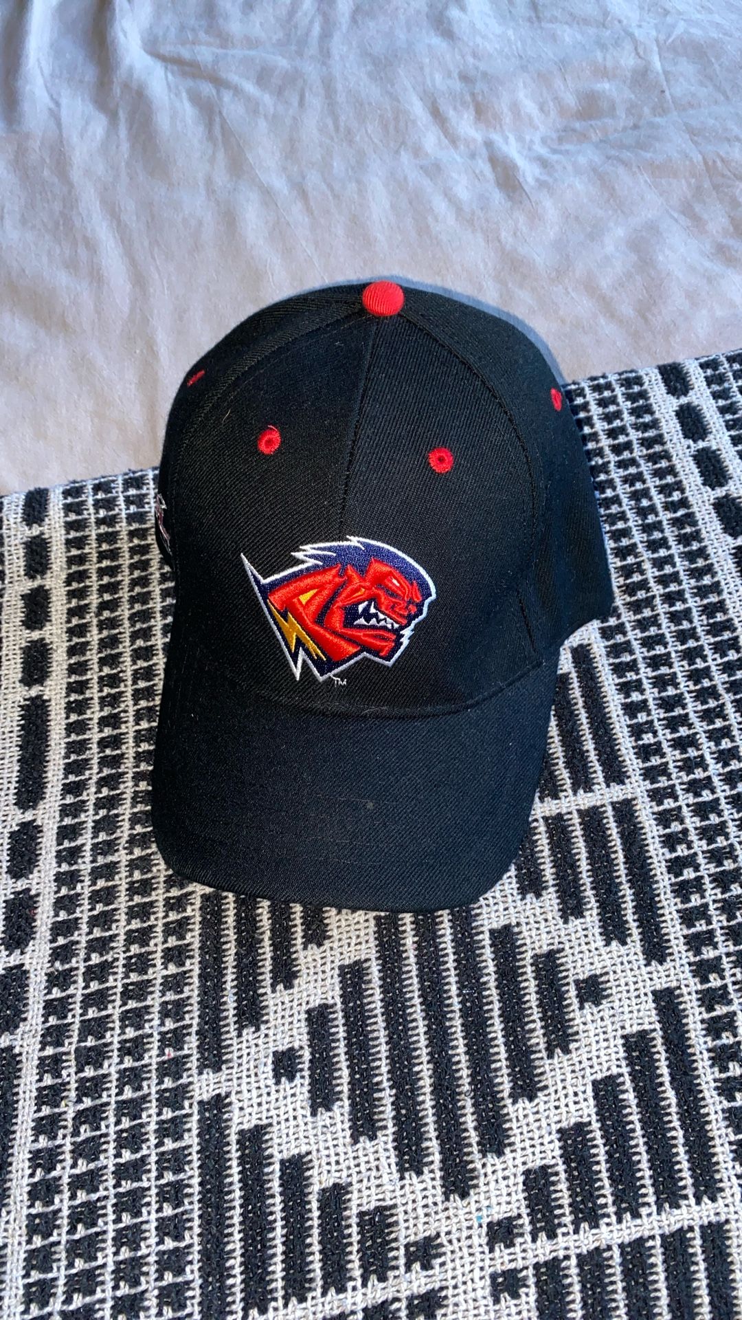 RARE WWE XFL FOOTBALL ORLANDO RAGE Velcro Hat