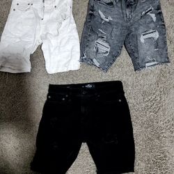 3 Pairs Of Ripped Jorts