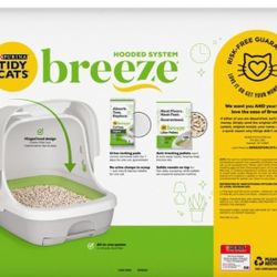 Tidy Cats Breeze Hooded Cat Pellet Litter Box