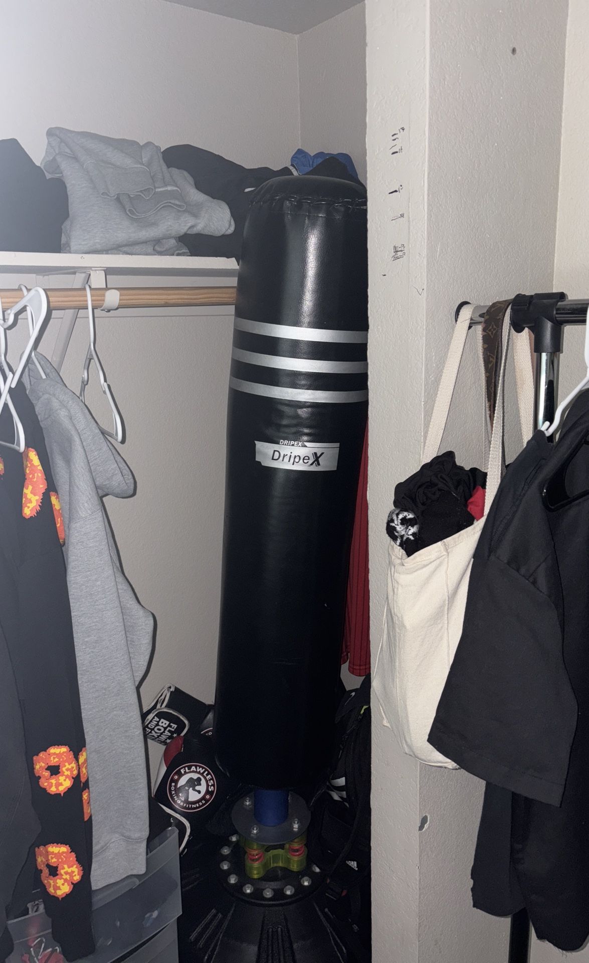Punching Standing Bag With Gloves 