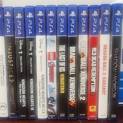 PS4 Games 20.00 Each