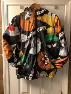 Looney Tunes Men ‘sMembers Only All Over Print Jacket Size M
