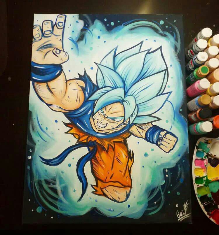 Goku Blue! By Quil - Dragonball Z