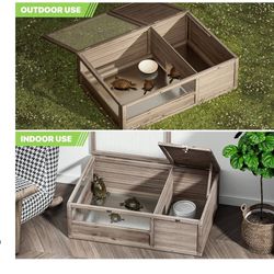 Casa de tortuga para mascotas, hábitat de tortuga, animales pequeños, lagartos, geckos, serpientes, gabinete de tortuga,