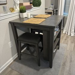 Gray small space table