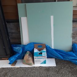 Sheetrock and mud