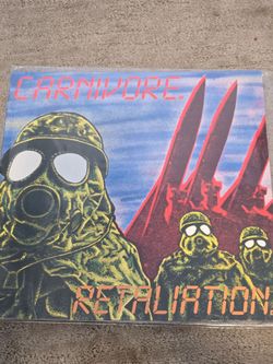 Carnivore Retaliation 1987 First Pressing RoadRunner Records RR9597