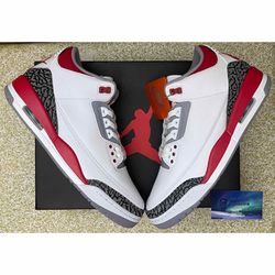 Nike Air Jordan 3 Fire Red Size 10.5 Men