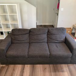 3 Seat Grey Couch (Free)