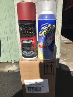 LEXURY volcano red METALLIC AEROSOL spray paint