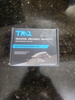 TRQ SEMI METALLIC REAR BRAKE PADS 2014-2017 Infiniti Q  50