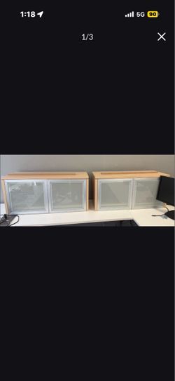 Glass Door Wooden Cabinets