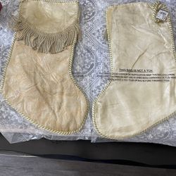 Christmas Gold Stockings & Extras
