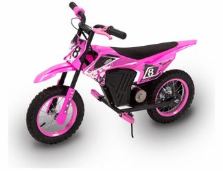 M8TRX SPORTS Pink 12V Mini Electric Child Dirt Bike
