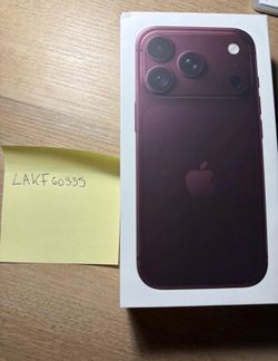 iPhone 18 Pro 1 TB Unlocked Burgundy