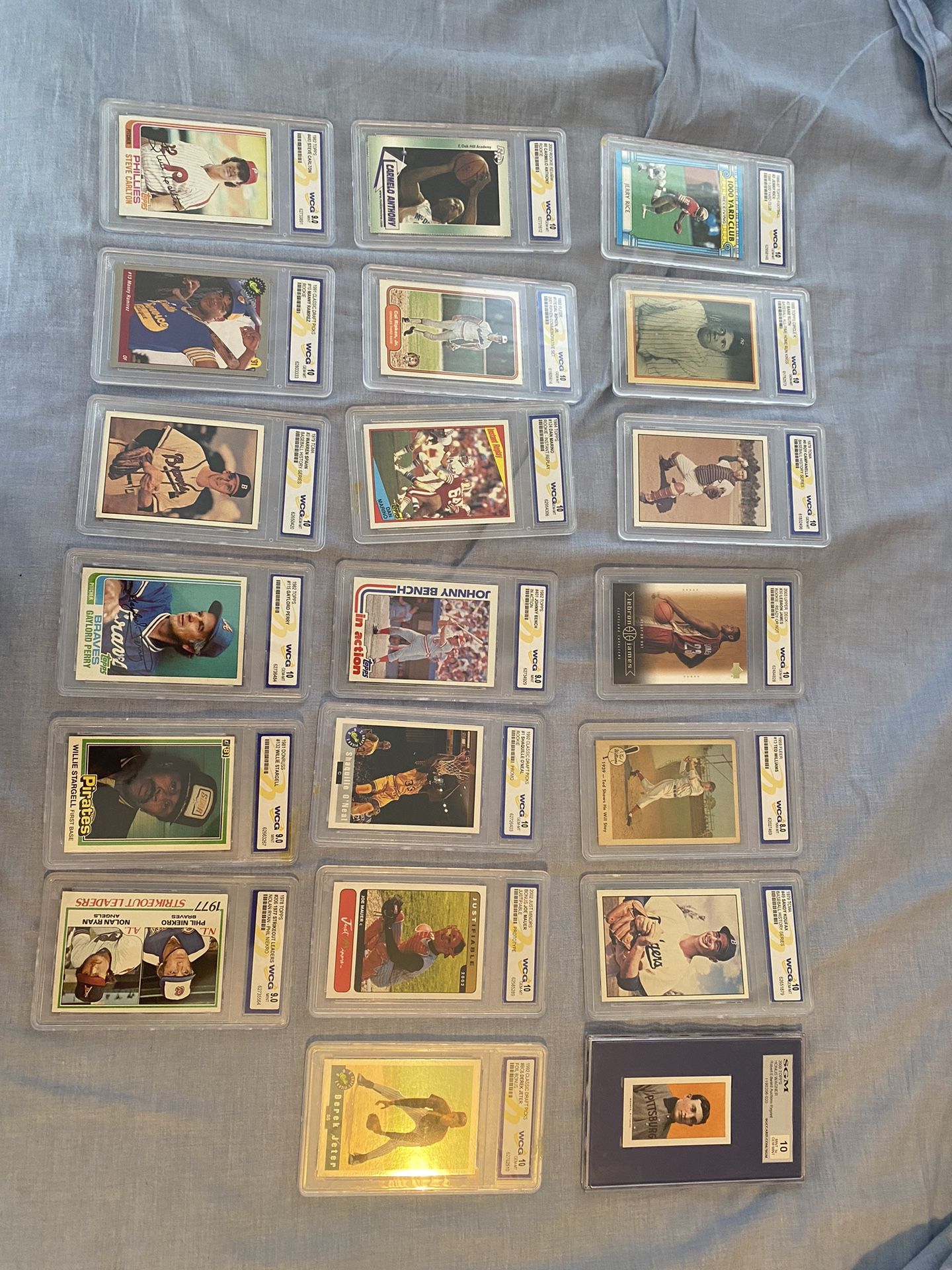 Premium WCG Graded Baseball & Basketball Cards