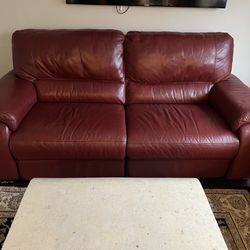 LEATHER COUCH- Recliner Lazy Boy