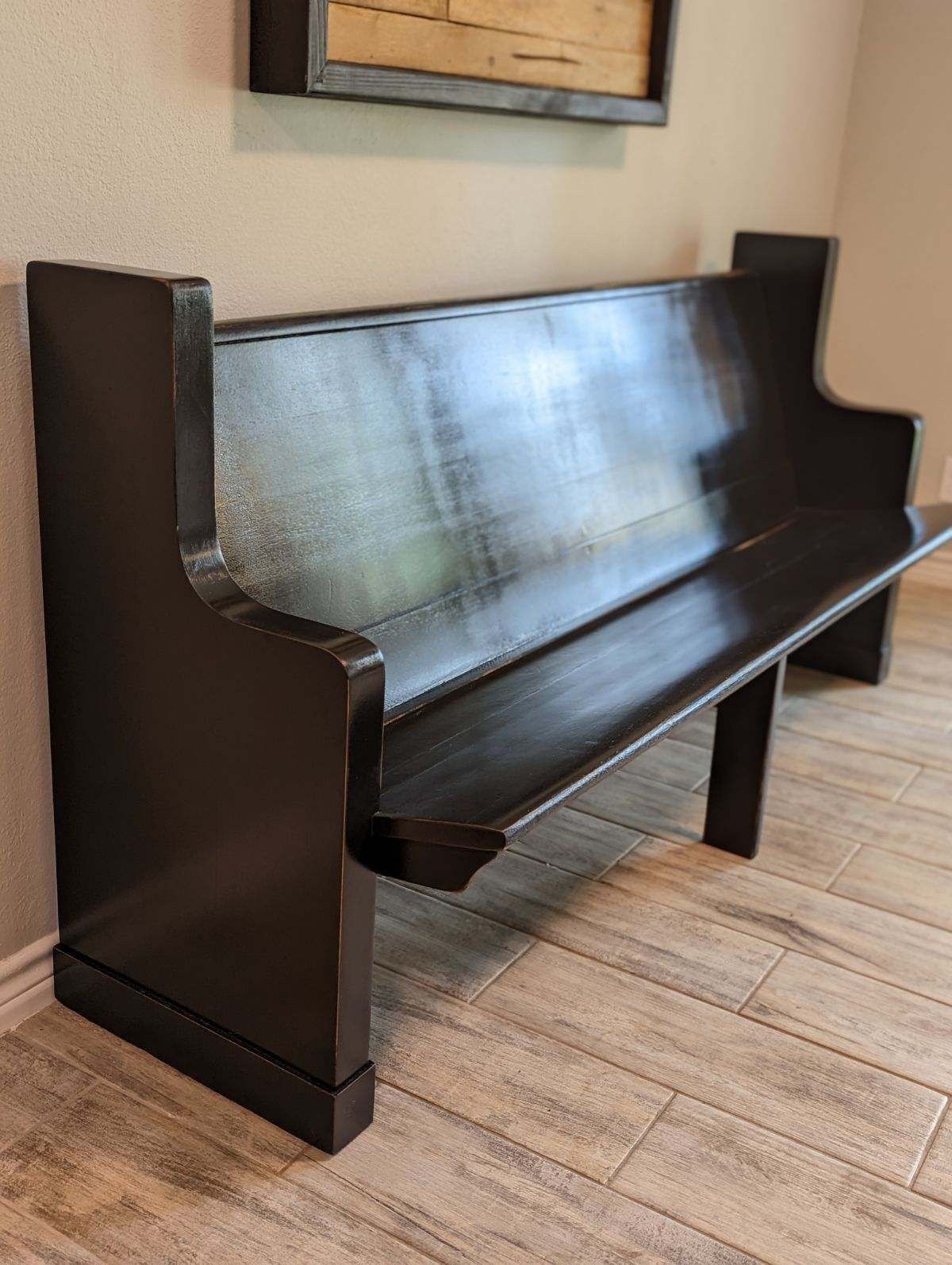 Entryway Bench/Vintage Church Pew