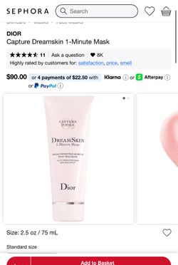 Dior Skin Mask
