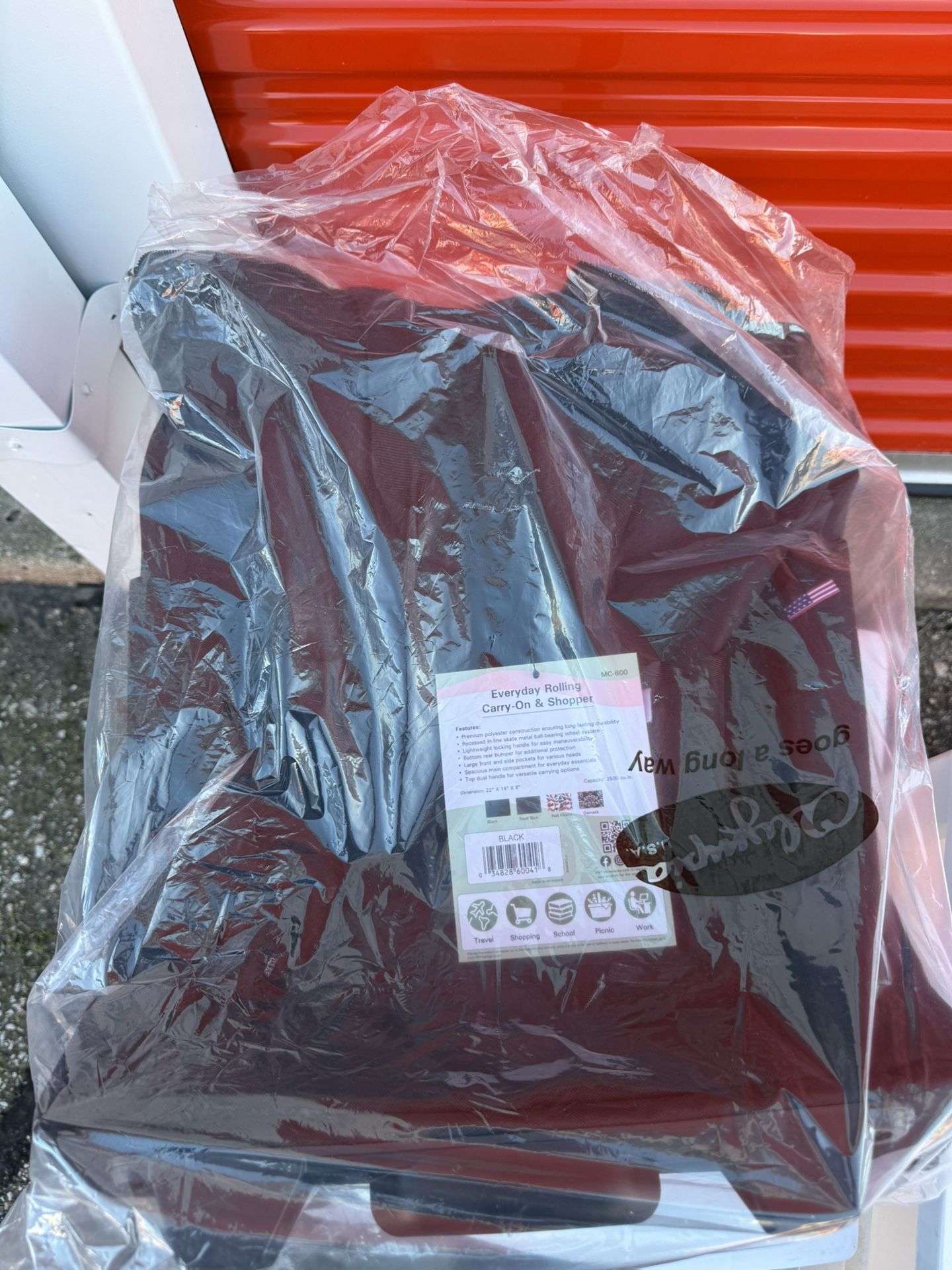 Olympia U.S.A. Fashionista Rolling Carry-on Luggage Tote