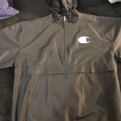 Champion Quarter Zip Windbreaker Men Size XL Waterproof Like New