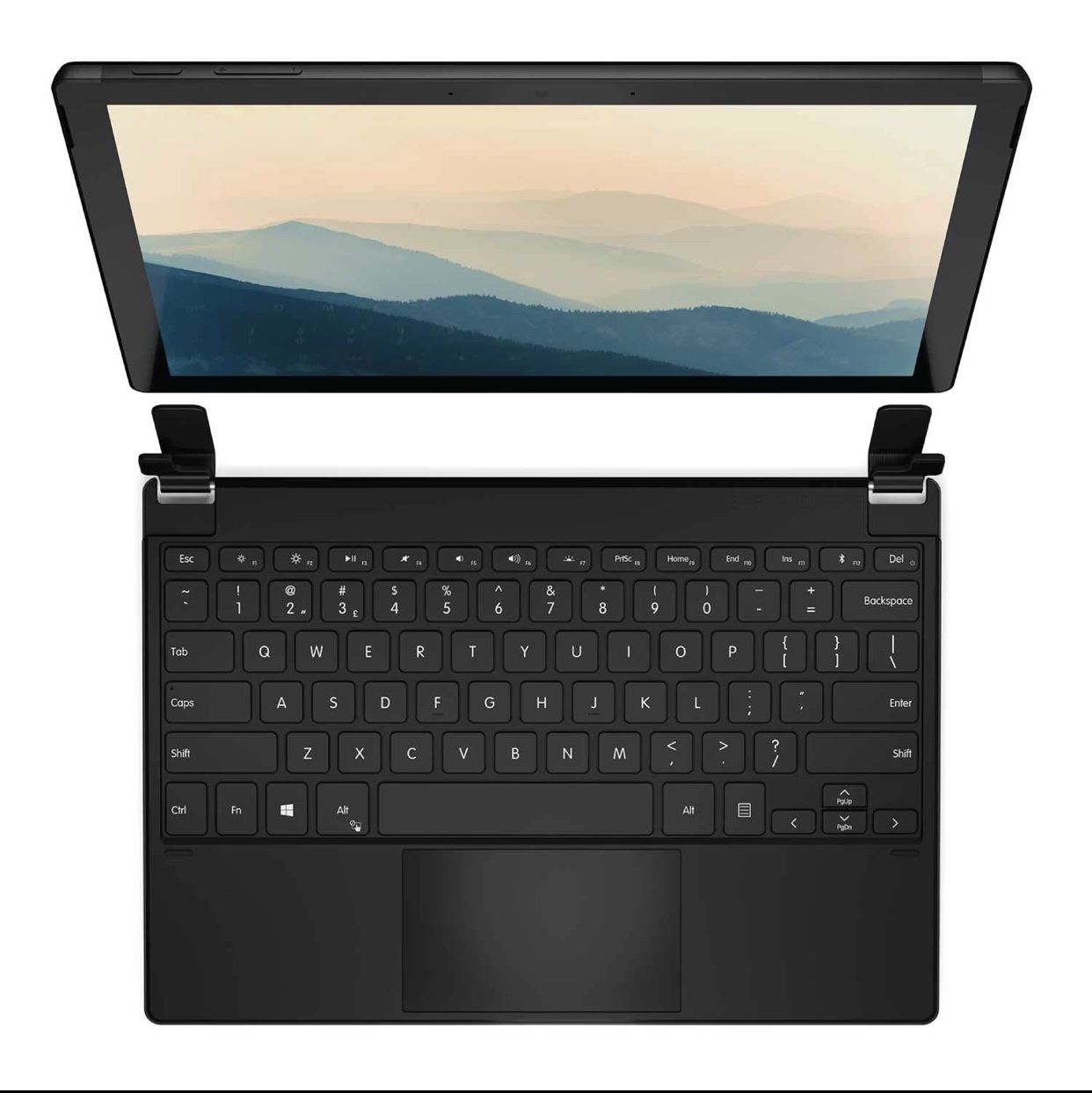 Brydge 12.3 Pro+ Wireless Keyboard with Precision Touchpad | Compatible with Microsoft Surface Pro 7, 6, 5 & 4 | Designed for Surface | (Black)