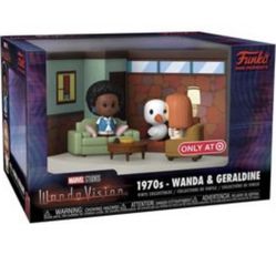 New in Box-Funko POP! Mini Moments Wandavision:1970s-Wanda and Geraldine