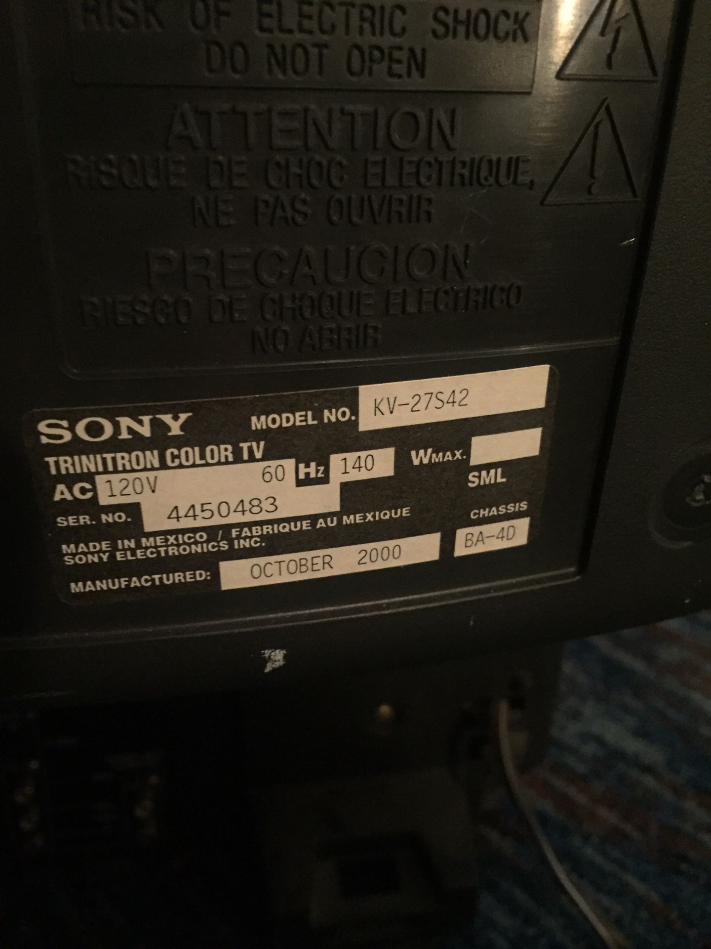 Sony trinitron 27 inch tv for Sale in Bellevue, WA OfferUp