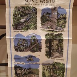 Australia Scenic World Wall- Hanging Poster Like Linen Tablecloth Art 