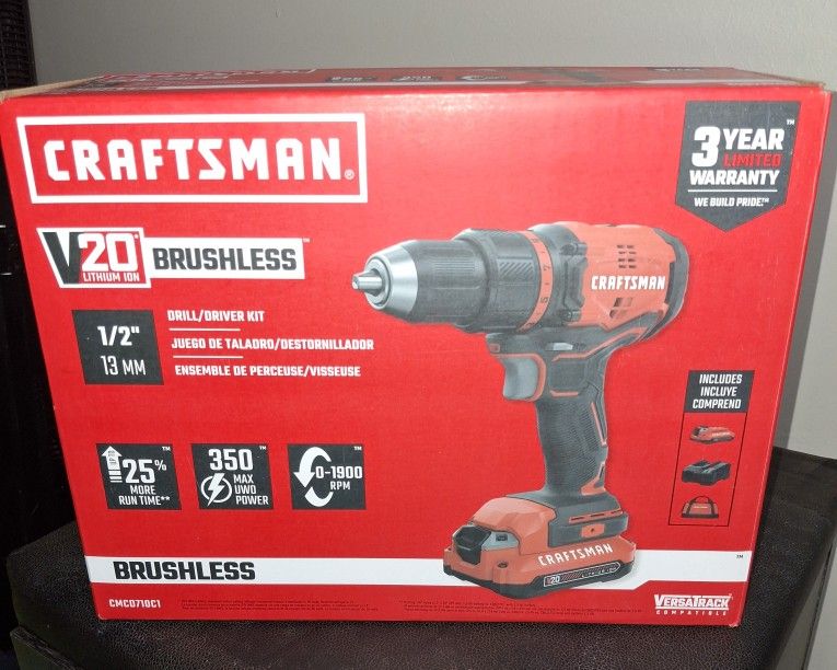 Craftsman Brushless  6 1/2 Drill Kit