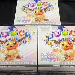 Pokémon Scarlet & Violet  Prismatic Evolutions Elite Trainer Box ETB