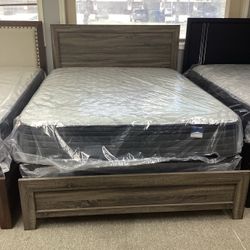 Queen Size Bed with Mattresses