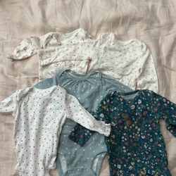 3 Month Long Sleeve Girl Onesies 