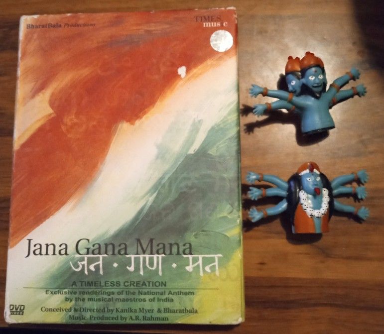Jana Gana Mama CD,DVD & Booklet Set + Handy Hindus Puppets