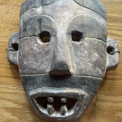 African Face Mask Hand Carving L:9