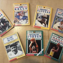 Vintage Sports Shots Collector's 7 Mini Books MJ Babe Magic Bo