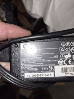 HP Blue Tip 65 Watt Laptop Charger , DV7 Large Barrel Charger