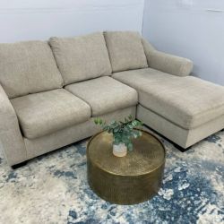 Ashley Cream 2-Piece Sectional Couch
