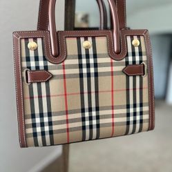Burberry Vintage Check Mini Tote & Crossbody