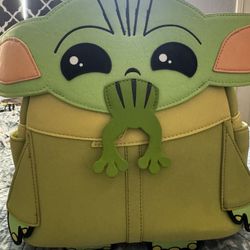 Loungefly Star Wars The Mandalorian The Child Frog Figural Mini Backpack 
