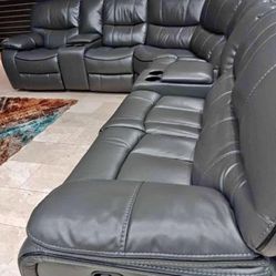 Madrid two-piece sectional reclining set for $899
