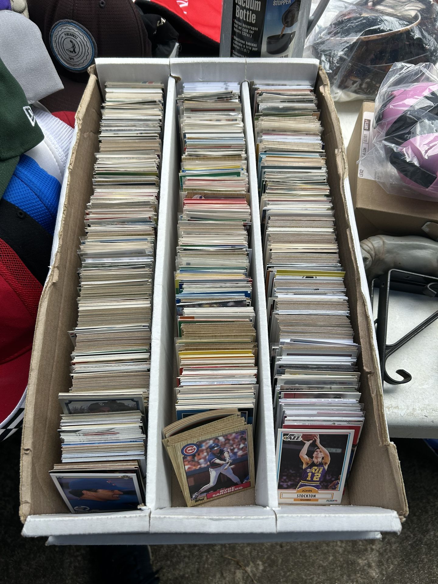 Box Of Sports Cards
