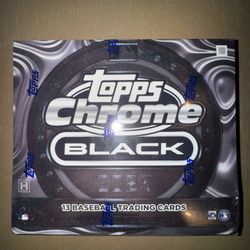 2025 Topps Chrome Black Baseball Hobby Box