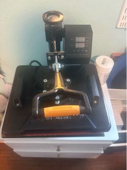 5-in-1 Swing-Away Heat Press Machine – Like New!