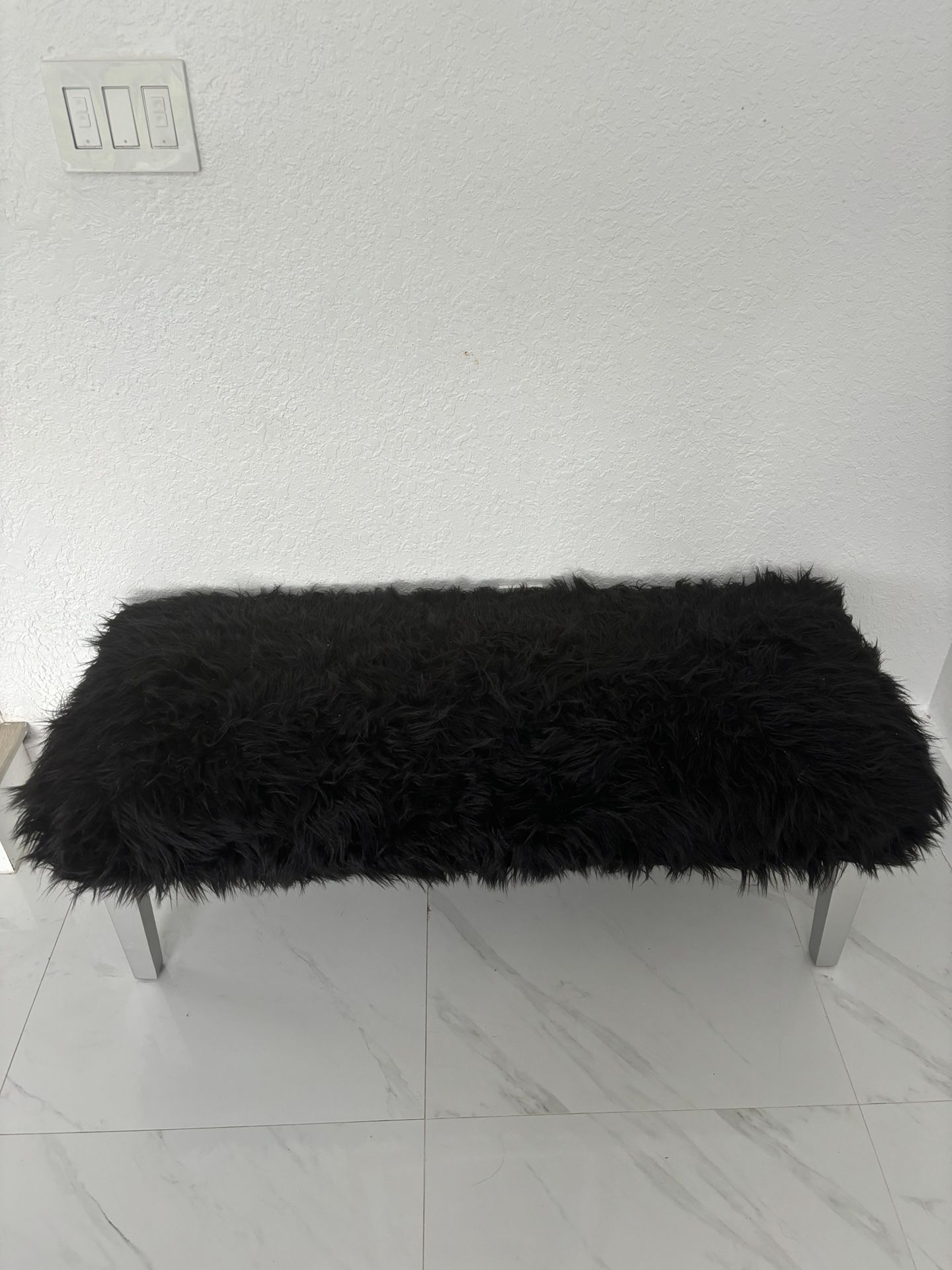 Black Bench! 48” Long X 20” High $75
