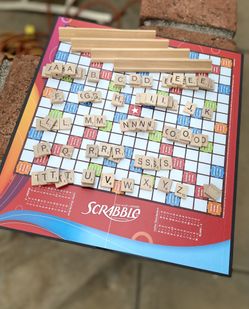 Vintage Scrabble Game All The Tiles Parker Brothers