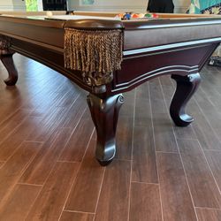 DLT POOL TABLE 8’ (Free Delivery & Pro Setup) New Felt Any Color + All Accessories