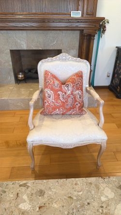 Fabric arm chair