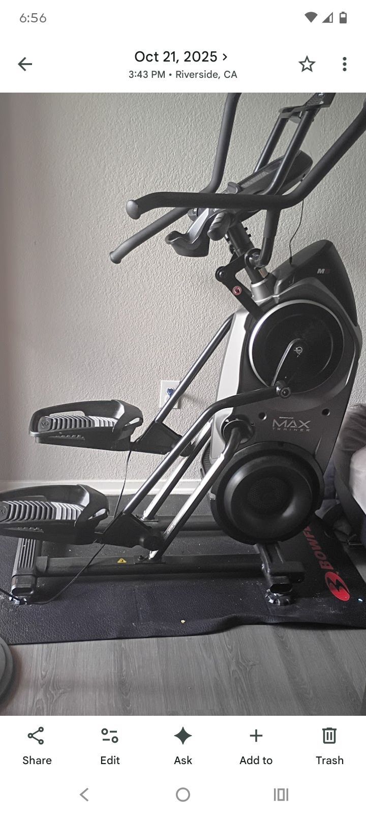 Bow flex max trainer M8