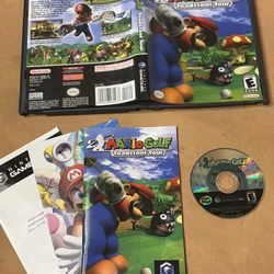 Mario Golf Toadstool Tour (Nintendo GameCube, 2003) Black Label Complete Tested